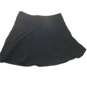 Athleta Black Skirt Size 8 Athletic Tennis Golf‎ Skort Performance Skirt/Skort